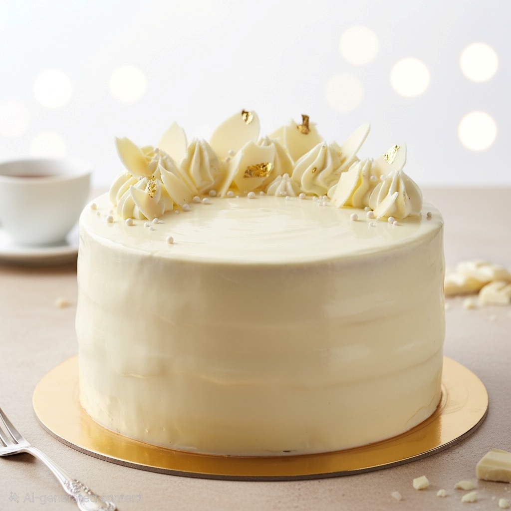 WHITE CHOCOLATE CAKE