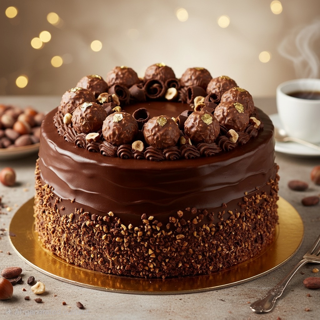 FERRERO ROCHER CAKE