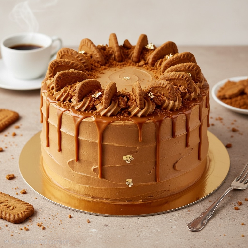 LOTUS BISCOFF CAKE