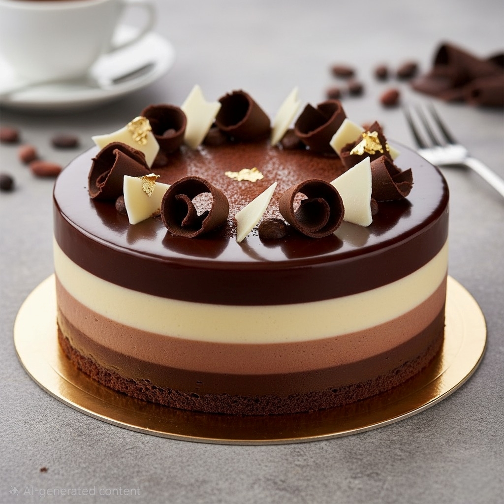 TRIPLE ROYALE MOUSSE CAKE